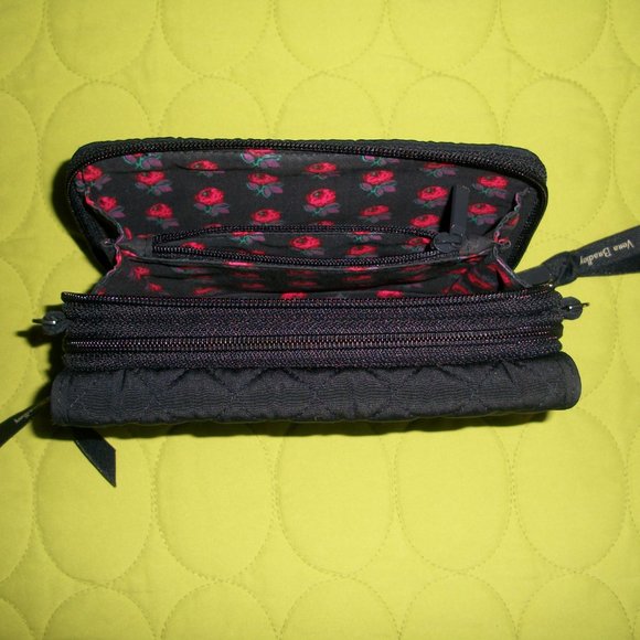 Vera Bradley Dark Blue Wristlet/Crossbody Wallet - Picture 10 of 15